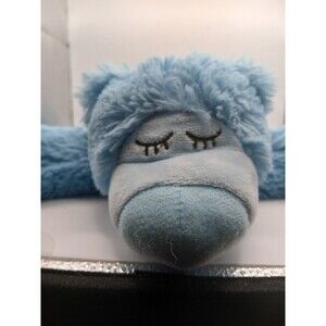 RARE Warmies Sleeping Blue Flat Bear Lavender Collector Retired Discontinued